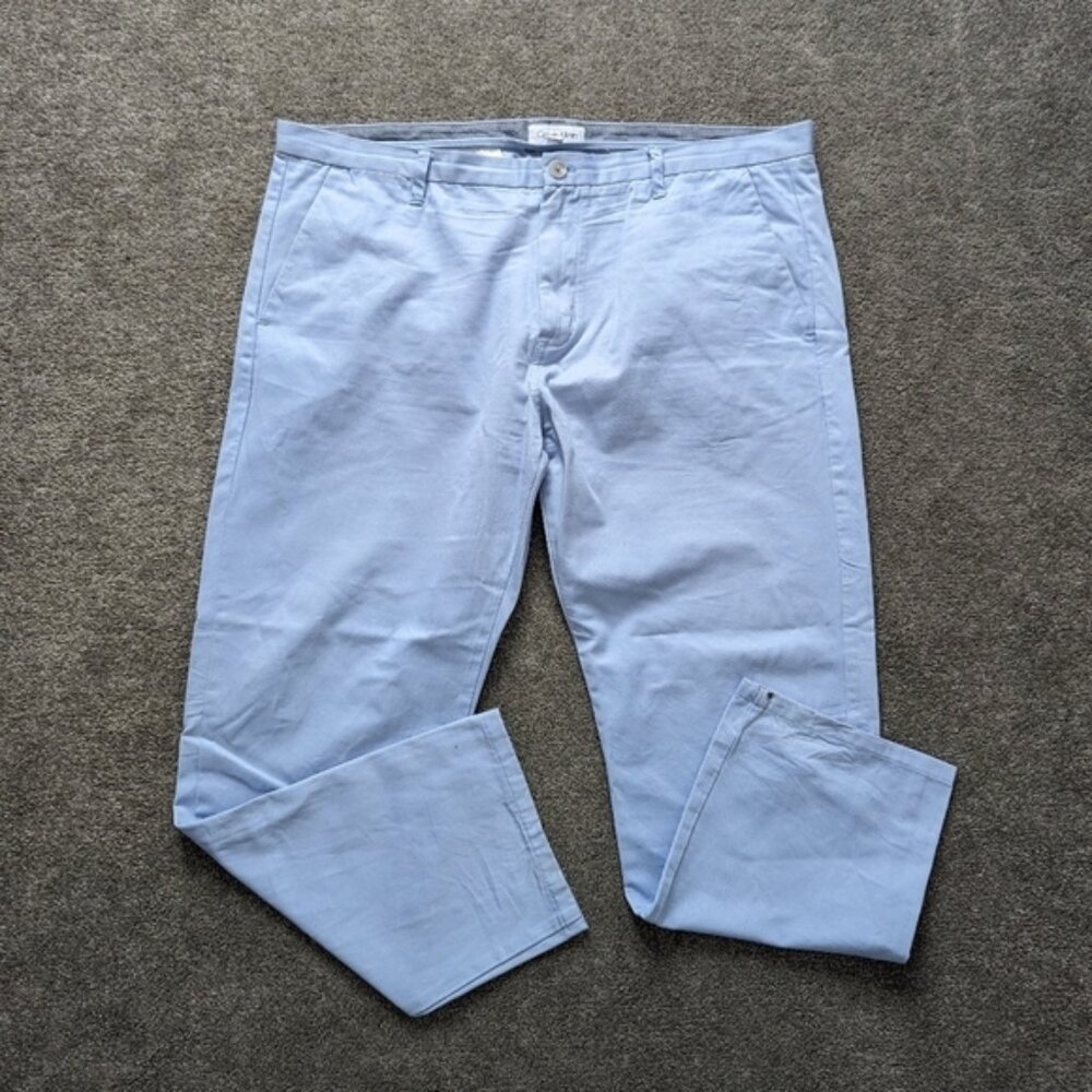 Calvin Klein dove blue chino pants men's size 40
